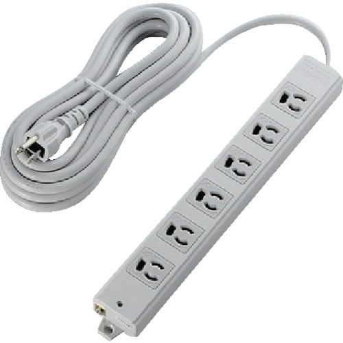 エレコム　ＲｏＨＳ対応　３Ｐ　抜け止　マグネット　６個口　５．０ｍ　ホワイト＿