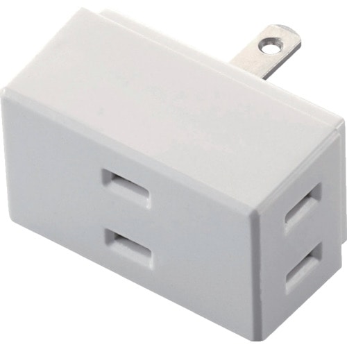 エレコム　トリプルタップ　３個口　ホワイト＿