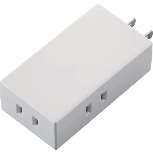 エレコム　モバイルタップ　３個口　ホワイト＿