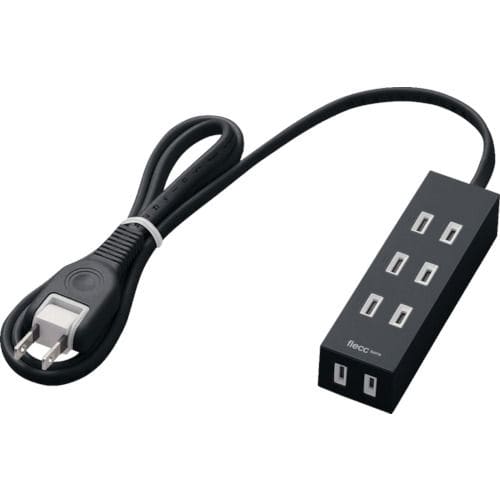 エレコム　シャッタータップ　ｆｌｅｃｃ　ｂａｒｒａ　４個口　１．０ｍ　ブラック＿
