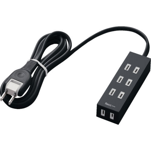 エレコム　シャッタータップ　ｆｌｅｃｃ　ｂａｒｒａ　４個口　２．０ｍ　ブラック＿