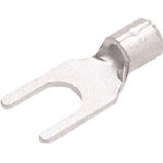 ＴＲＵＳＣＯ　裸圧着端子先開形３．７長さ１５．８　（４５個入）＿