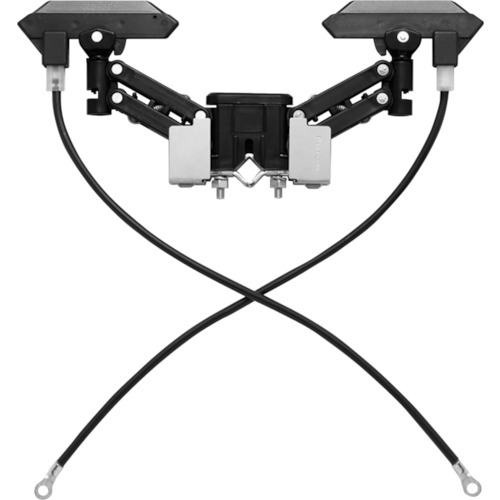 Ｐａｎａｓｏｎｉｃ　集電アーム　平型接続端子付　タンデム型　角棒用＿