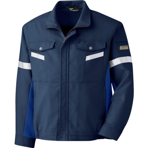 ミドリ安全　ベルデクセル　帯電防止　反射材仕様ブルゾン　ＶＥ５４７上　４Ｌ＿