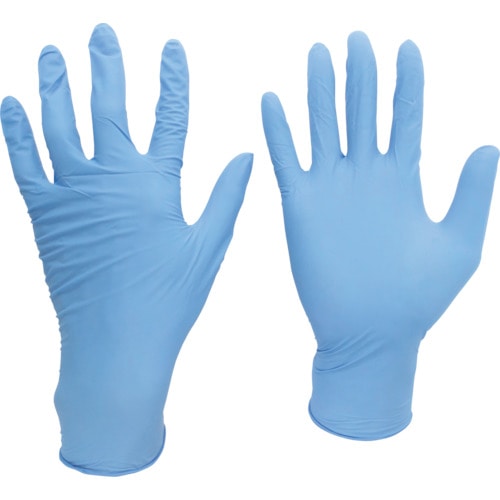 ミドリ安全　ディスポタイプ　ニトリル製ソフト手袋　Ｌサイズ　（１００枚入）＿