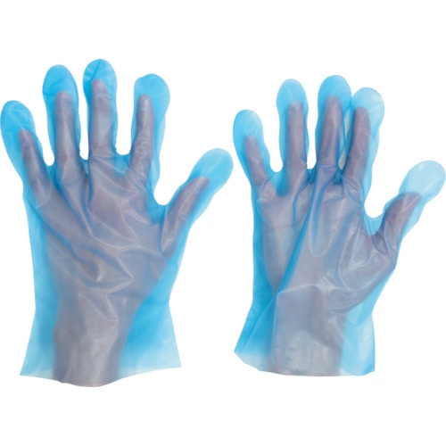 ミドリ安全　ポリエチレンディスポ手袋　ベルテ５７４　１００枚　袋入　Ｌ＿