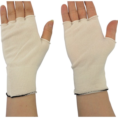 マックス　快適インナー指無し手袋／Ｌサイズ　（１０双入）＿