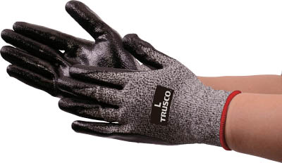 ＴＲＵＳＣＯ　耐切創手袋　ＮＢＲ　＃５　Ｌ＿