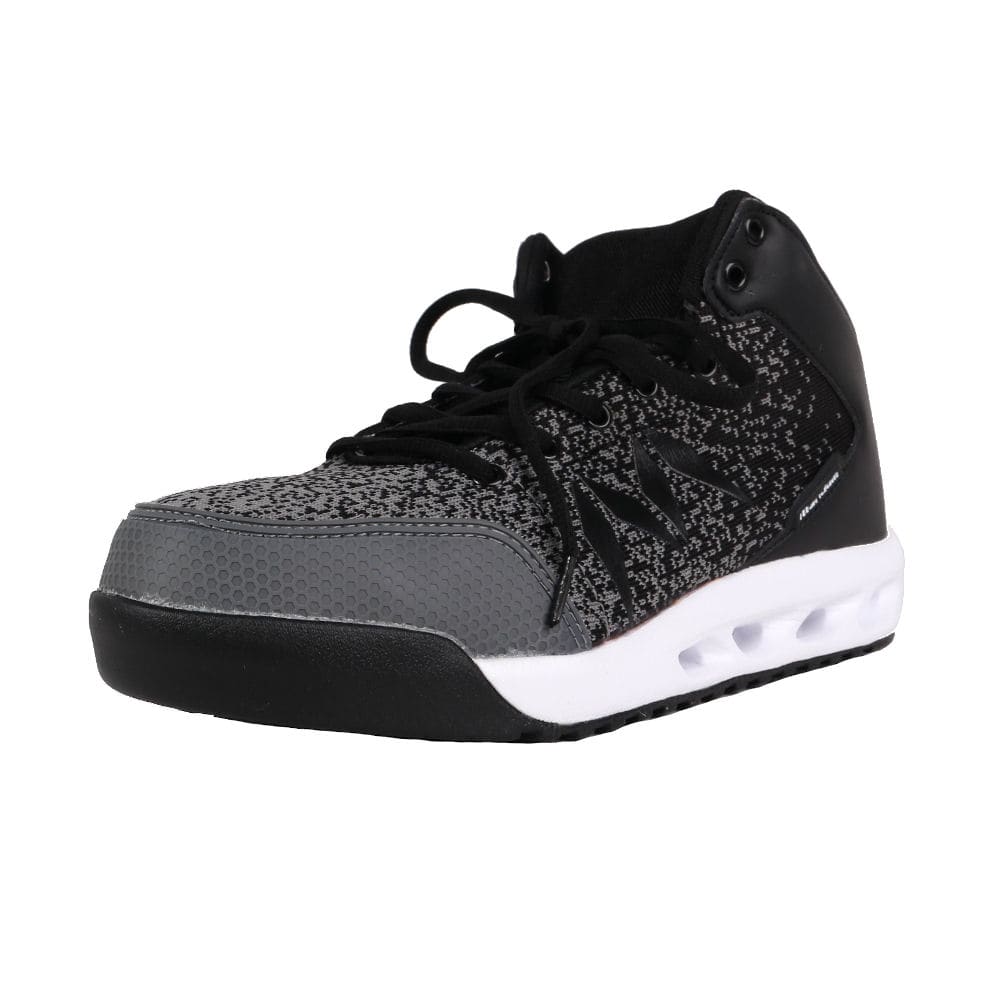 丸五　マンダムニット＃００２　グレー／ブラック　２４．５ｃｍ＿