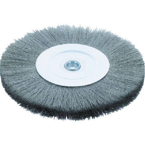 ＴＲＵＳＣＯ　ホイルブラシ　ファイ２００Ｘ１６ｍｍ穴　ステンレス線　線径０．３＿