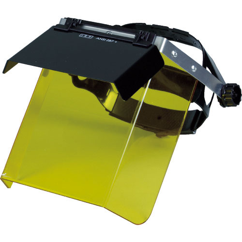 ＴＲＵＳＣＯ　二重防災面　遮光・イエロ　かぶりタイプ　イエロー　遮光度＃９＿