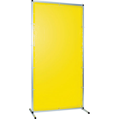 ＴＲＵＳＣＯ　溶接用遮光フェンス　アルミ製　　Ｗ１０００ＸＨ２０００　イエロー＿
