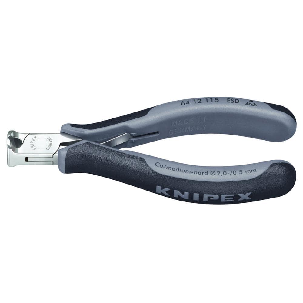 ＫＮＩＰＥＸ　エレクトロニクス　エンドカッティングニッパー　ＥＳＤ１１５ｍｍ　６４１２－１１５ＥＳＤ