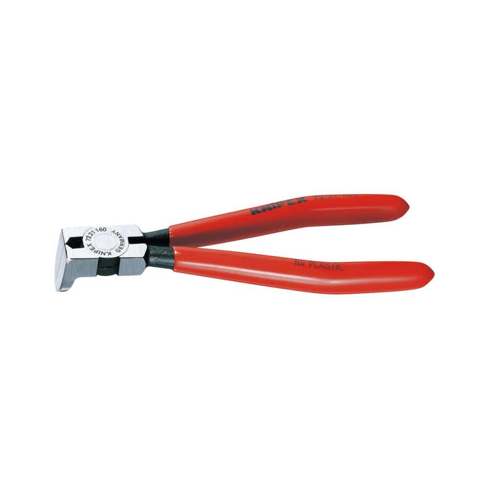 ＫＮＩＰＥＸ　プラスチック用ニッパー先端８５度先曲１６０ｍｍ　プラスチックハンドル　７２２１－１６０