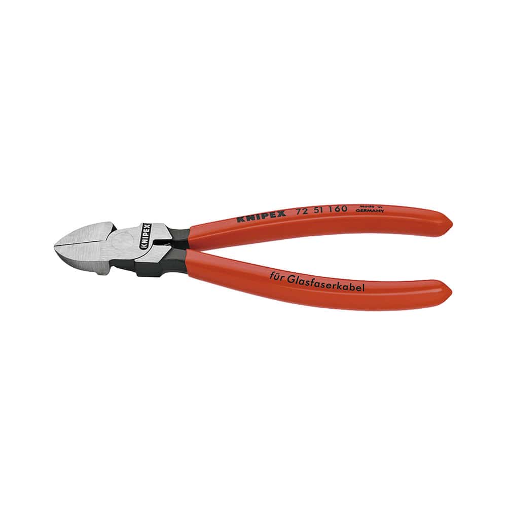 ＫＮＩＰＥＸ　光ファイバー用ニッパー　１６０ｍｍ　プラスチックコーティングハンドル　７２５１－１６０