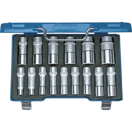 ＧＥＤＯＲＥ　ソケットセット（１２角）　１／２　１５セット＿