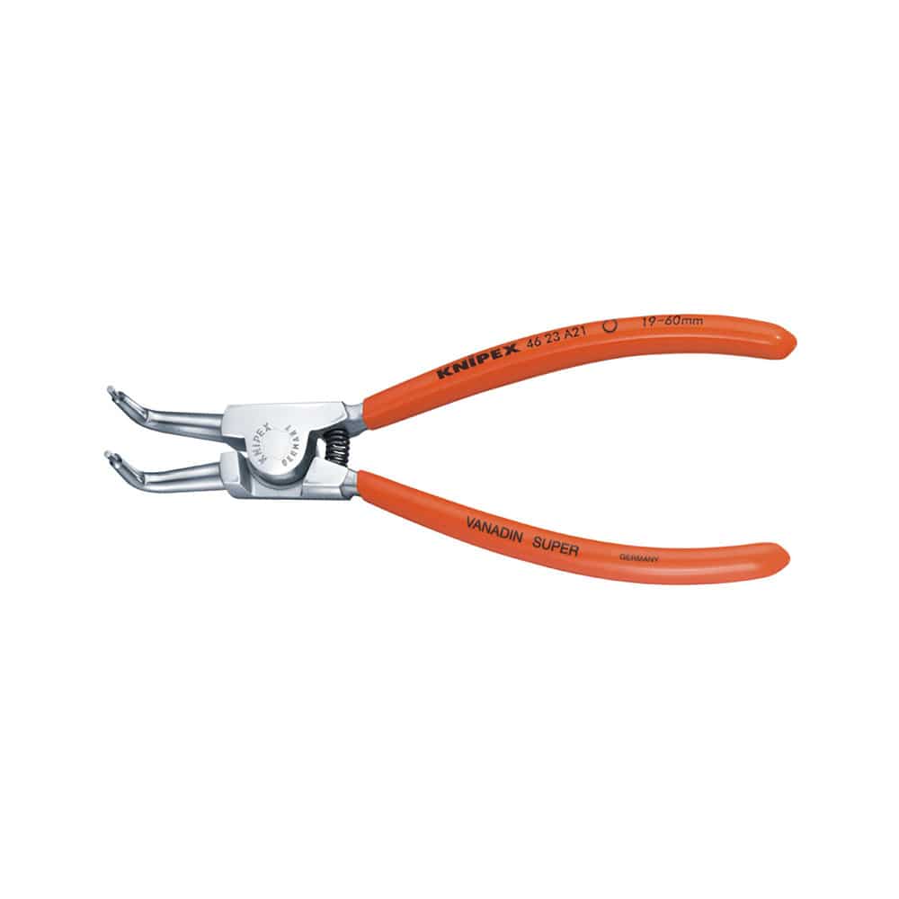 ＫＮＩＰＥＸ　軸用スナップリングプライヤー先端９０°曲先端径０．９ｍｍ　１２５ｍｍ　４６２３－Ａ０１