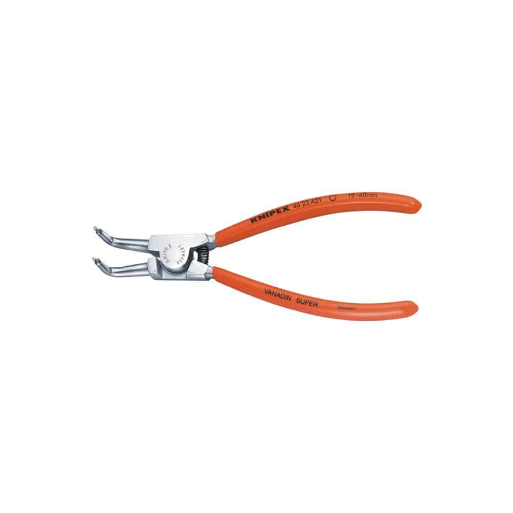 ＫＮＩＰＥＸ　軸用スナップリングプライヤー先端９０°曲先端径１．８ｍｍ　１７０ｍｍ　４６２３－Ａ２１