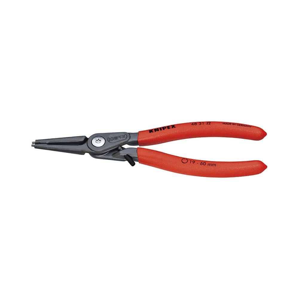 ＫＮＩＰＥＸ　穴用精密スナップリングプライヤー　直　先端径１．８ｍｍ　１８０ｍｍ　　４８３１－Ｊ２