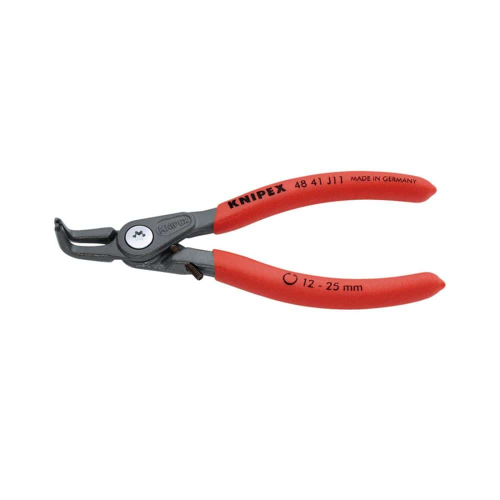 ＫＮＩＰＥＸ　ストッパー付穴用精密スナップリングプライヤー　９０°曲　先端１．３ｍｍ４８４１－Ｊ１１