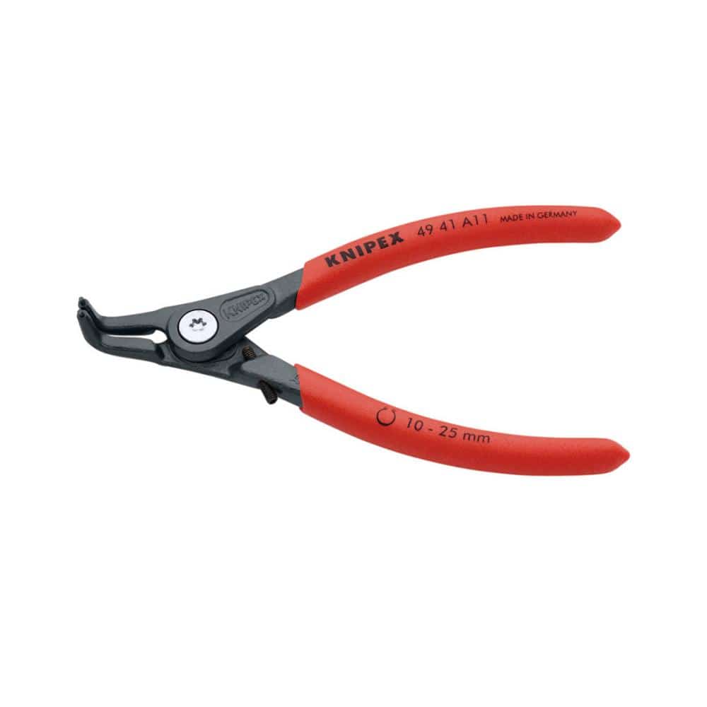 ＫＮＩＰＥＸ　ストッパー付軸用精密スナップリングプライヤー先端９０°曲先端１．３ｍｍ４９４１－Ａ１１