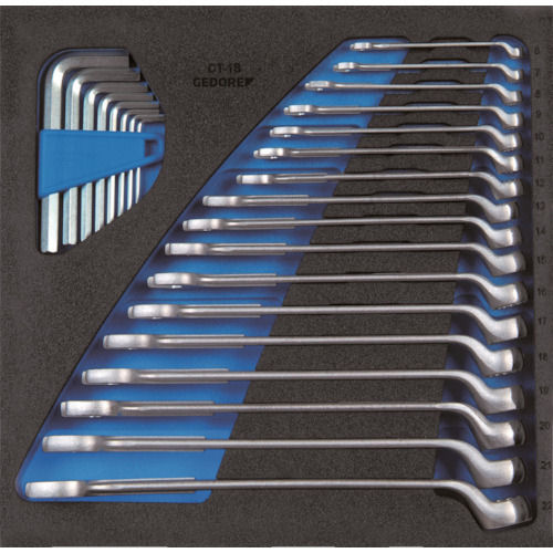 ＧＥＤＯＲＥ　オフセットコンビスパナセット　１５００ＣＴ２‐１Ｂ＿