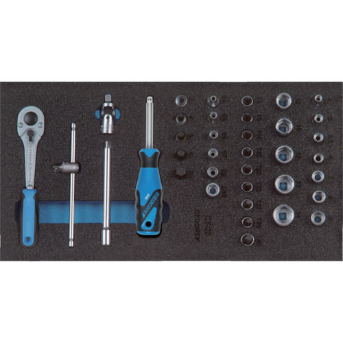 ＧＥＤＯＲＥ　ソケットレンチセット１／４　１５００ＣＴ１‐２０＿