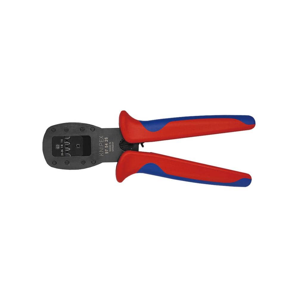 ＫＮＩＰＥＸ　超小型プラグ用圧着プライヤー　１９０ｍｍ　コンフォートハンドル　９７５４－２６