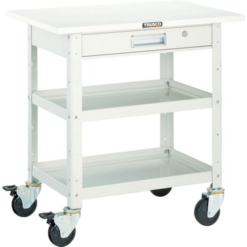 ＴＲＵＳＣＯ　バーディワゴン　６００Ｘ４００　引出　天板付　　ＹＧ色＿