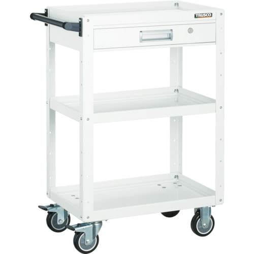 ＴＲＵＳＣＯ　イーグルワゴン　７５０Ｘ５００　引出付　ウレタン車輪　ＹＧ色＿