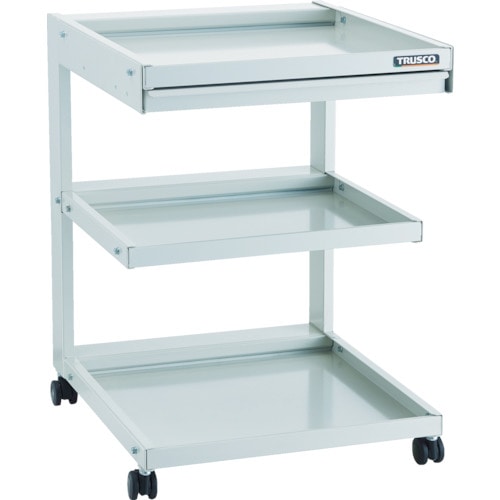 ＴＲＵＳＣＯ　補助ワゴン　引出付き　３段＿