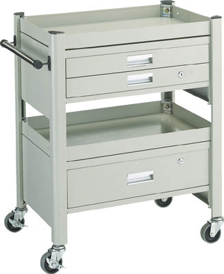 ＴＲＵＳＣＯ　コンビネーションワゴン　６４３Ｘ４２７ＸＨ８８０　１段・２段引出付＿