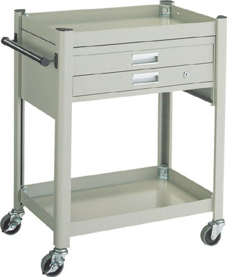 ＴＲＵＳＣＯ　コンビネーションワゴン　６４３Ｘ４２７ＸＨ８８０　２段引出付＿