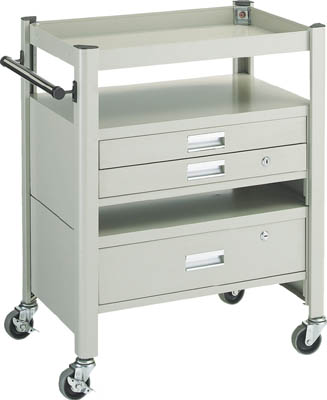 ＴＲＵＳＣＯ　コンビネーションワゴン　６４３Ｘ４２７ＸＨ８８０　１段・２段引出付＿