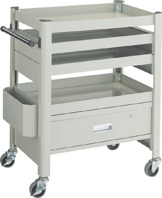 ＴＲＵＳＣＯ　コンビネーションワゴン　６４３Ｘ４２７ＸＨ８８０　スライド棚付＿