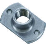 ＴＲＵＳＣＯ　Ｔ型溶接ナット　１Ａ　Ｍ４　Ｐ付ダボ付　スチール　１４個入＿