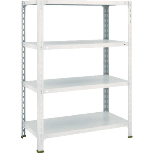 ＴＲＵＳＣＯ　軽量棚開放型　Ｗ８７５ＸＤ４５０ＸＨ１２００　４段　ネオグレー＿