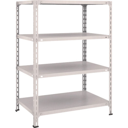 ＴＲＵＳＣＯ　軽量棚開放型　Ｗ８７５ＸＤ６００ＸＨ１２００　４段　ネオグレー＿
