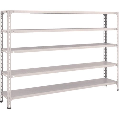 ＴＲＵＳＣＯ　軽量棚開放型　Ｗ１８００ＸＤ３００ＸＨ１２００　５段　ネオグレー＿
