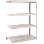 ＴＲＵＳＣＯ　Ｍ１．５型軽中量棚　８６０Ｘ４４５Ｘ１２００　４段　連結　ネオグレー＿
