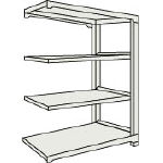 ＴＲＵＳＣＯ　Ｍ１．５型軽中量棚　１４６０Ｘ４４５Ｘ１８００　４段連結　ネオグレー＿