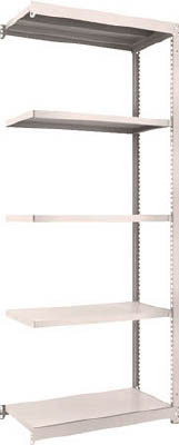 ＴＲＵＳＣＯ　Ｍ１．５型軽中量棚　８６０Ｘ４４５Ｘ２１００　５段　連結　ネオグレー＿