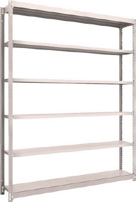 ＴＲＵＳＣＯ　Ｍ１．５型軽中量棚　１７６０Ｘ２９５Ｘ２１００　６段単体　ネオグレー＿