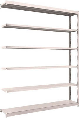 ＴＲＵＳＣＯ　Ｍ１．５型軽中量棚　１７６０Ｘ２９５Ｘ２１００　６段連結　ネオグレー＿