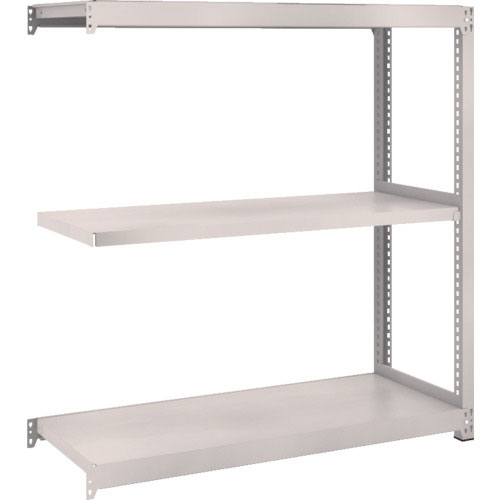 ＴＲＵＳＣＯ　Ｍ２型軽中量棚　１１６０Ｘ４５０ＸＨ１２００　３段　連結　ネオグレー＿