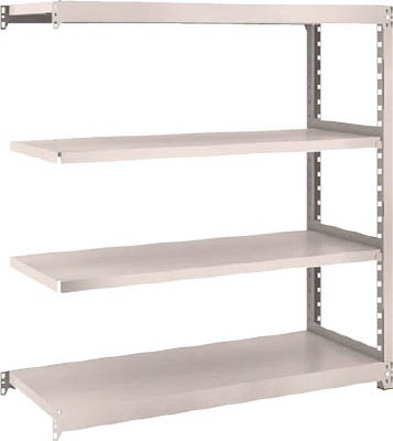 ＴＲＵＳＣＯ　Ｍ２型軽中量棚　１１６０Ｘ４５０ＸＨ１２００　４段　連結　ネオグレー＿