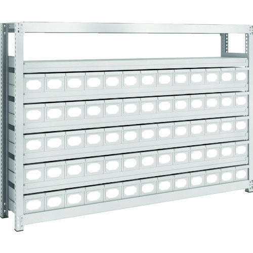 ＴＲＵＳＣＯ　Ｍ２型軽中量棚　Ｈ１２００　スチール引出付　小Ｘ６５＿