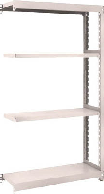 ＴＲＵＳＣＯ　Ｍ２型軽中量棚　８６０Ｘ３００ＸＨ１５００　４段　連結　ネオグレー＿
