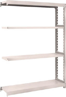 ＴＲＵＳＣＯ　Ｍ２型軽中量棚　１１６０Ｘ３００ＸＨ１５００　４段　連結　ネオグレー＿