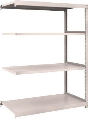 ＴＲＵＳＣＯ　Ｍ２型軽中量棚　１１６０Ｘ６００ＸＨ１５００　４段　連結　ネオグレー＿